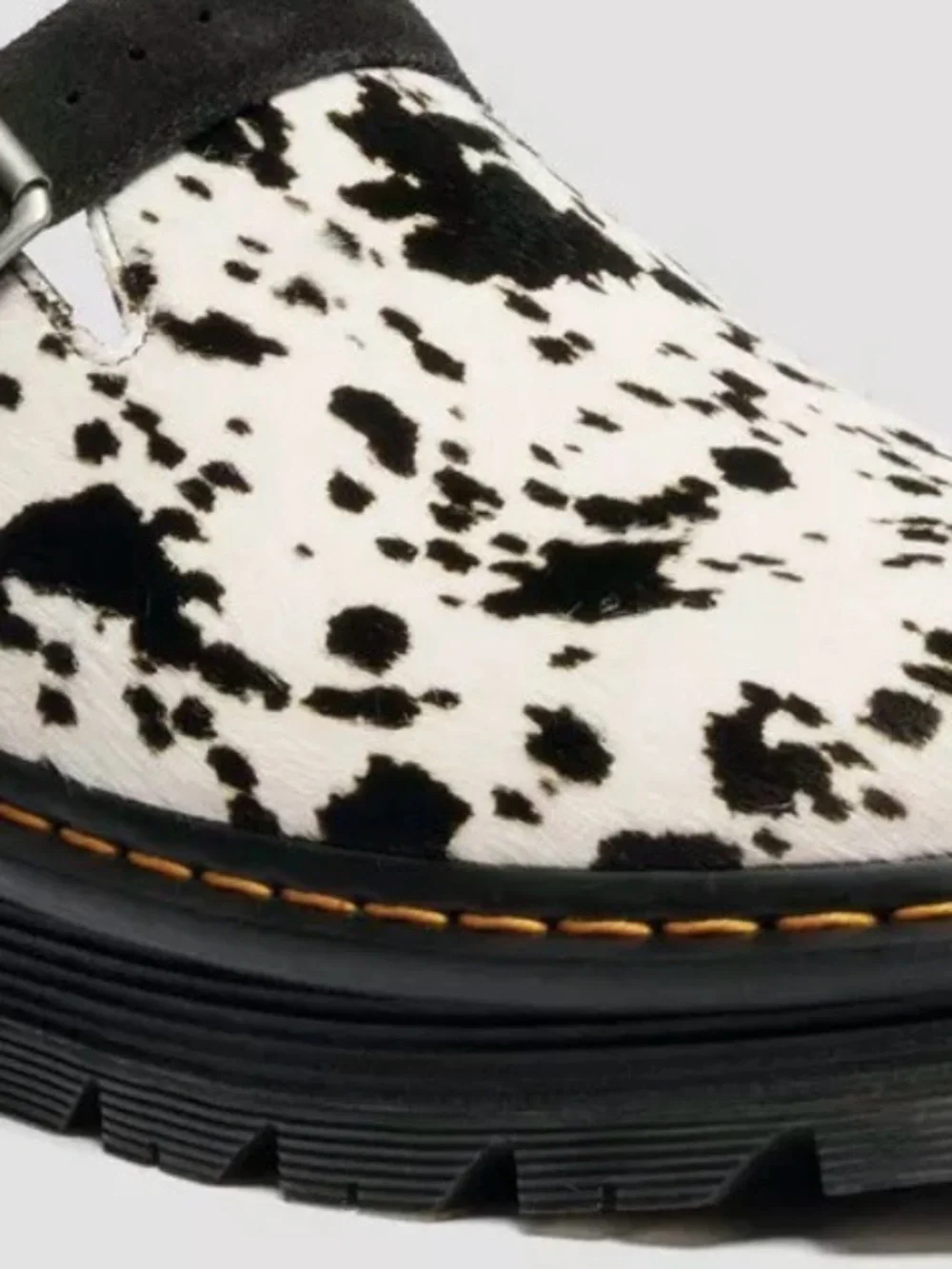 Dr. Martens  Black and White Dalmatian Print Sandals - Picture 3 of 7